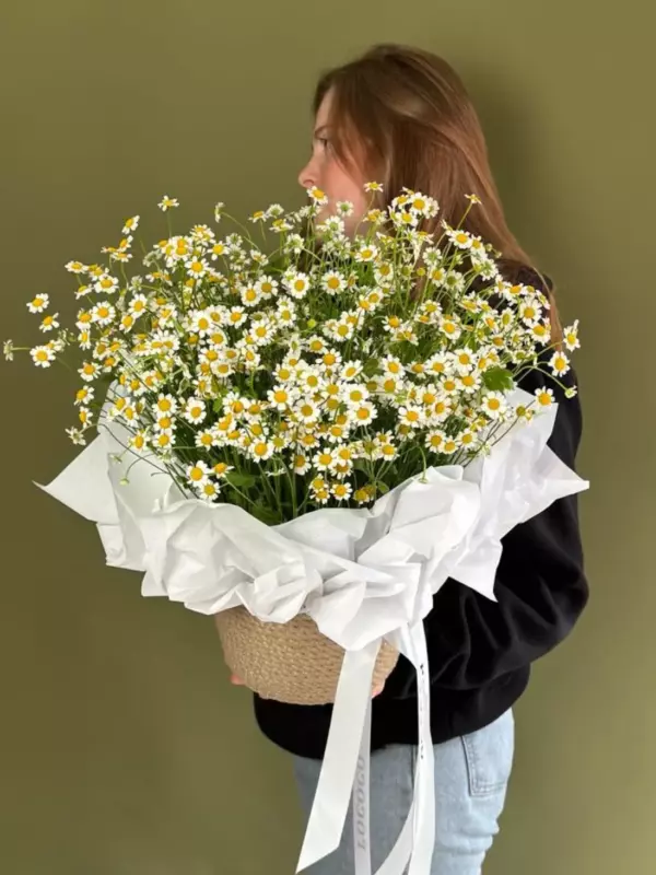Корзина Ромашек